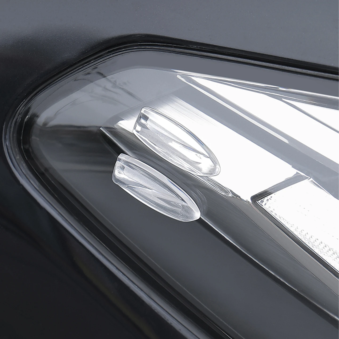 4PCS Car Spoiler Body Decal Sticker Anti-Collision Strip 3D Universal Airflow Guide Drag Reduction Vehicle Accessories