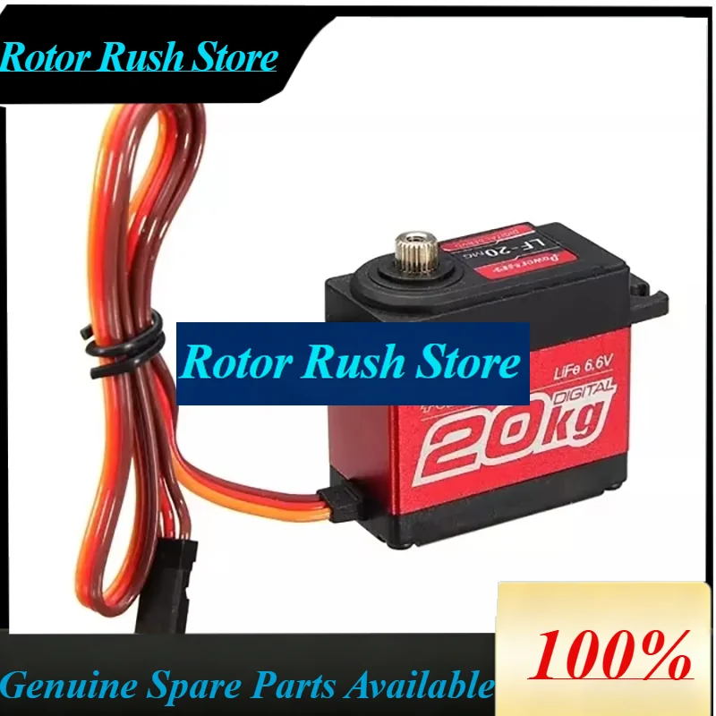 RoRusPower HD LF-20MG 20KG Digital Servo Suitable For The Model Aircraft, Car Model 1:10 1:8 Models, Robots