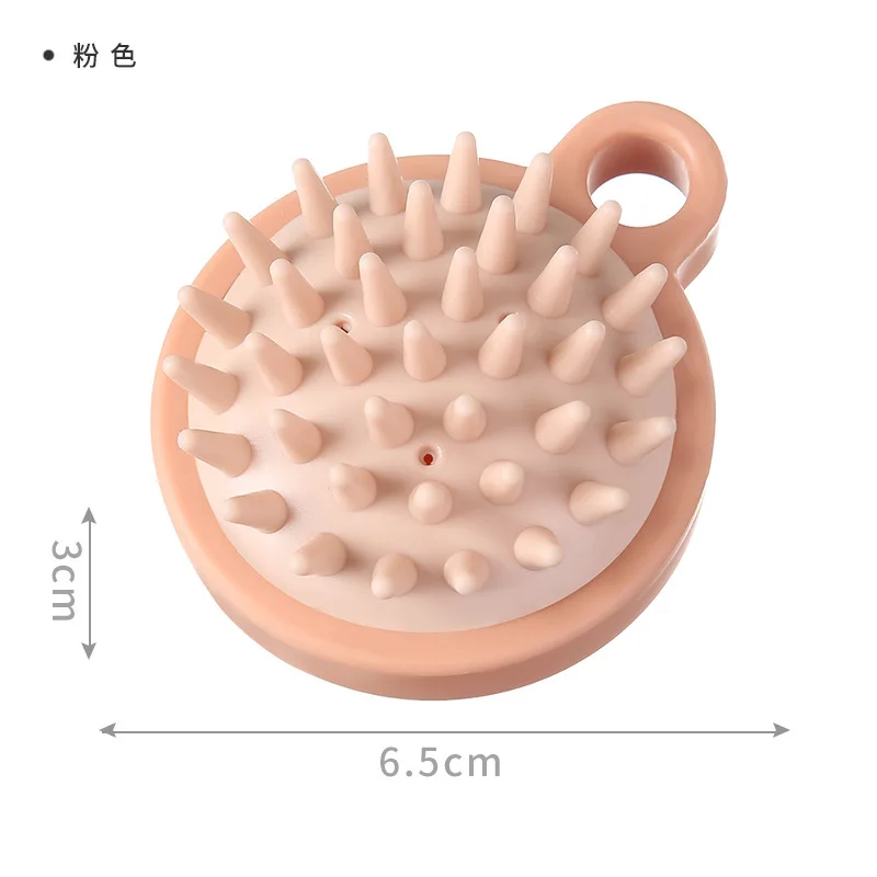 Silicone shampoo brush Bath massage scalp comb Household dandruff and itching relieving shampoo brush