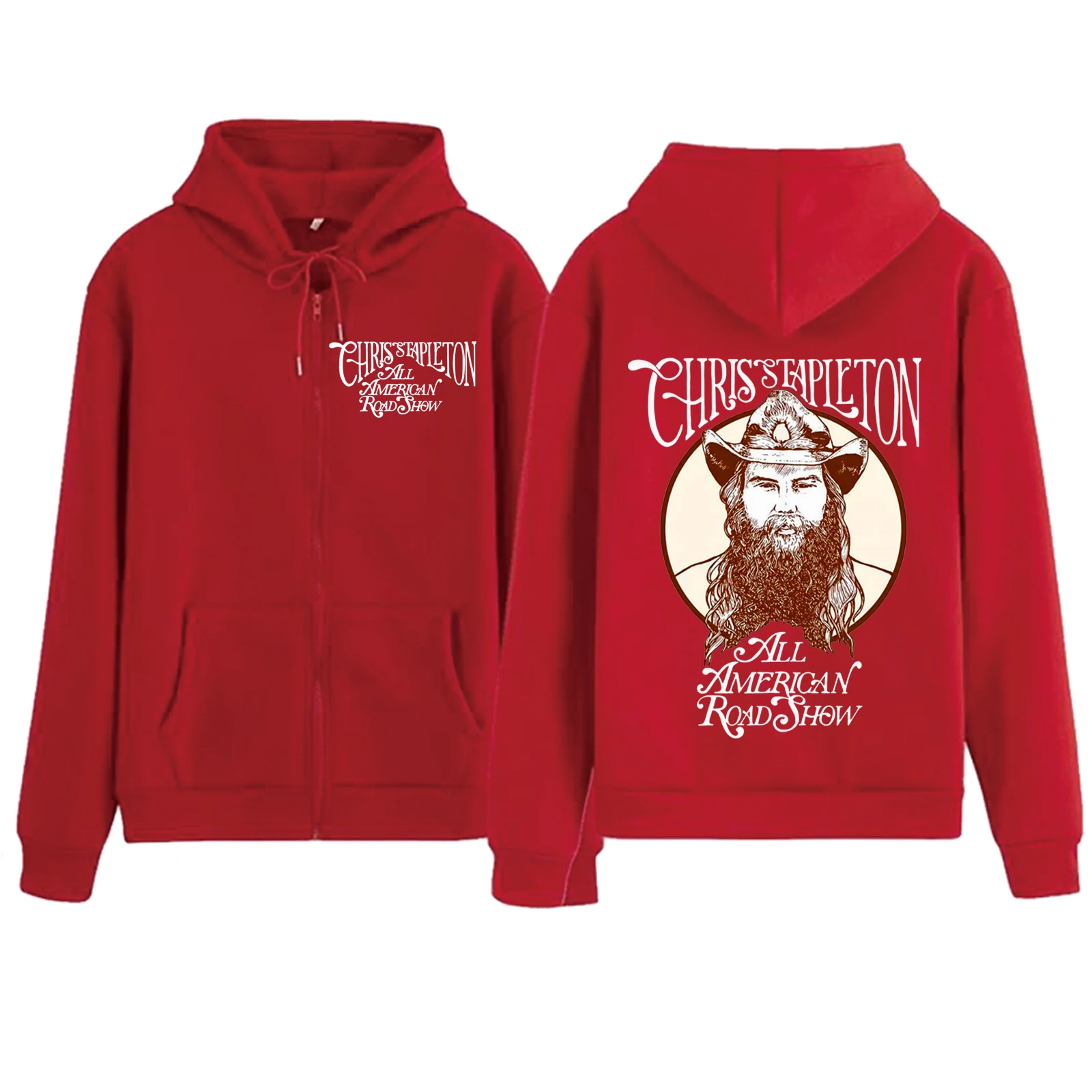 Chris Stapleton Higher Western Country Music Zipper Hoodie Harajuku Pullover Tops Hip Hop Sweatshirt Streetwear Fans Gift