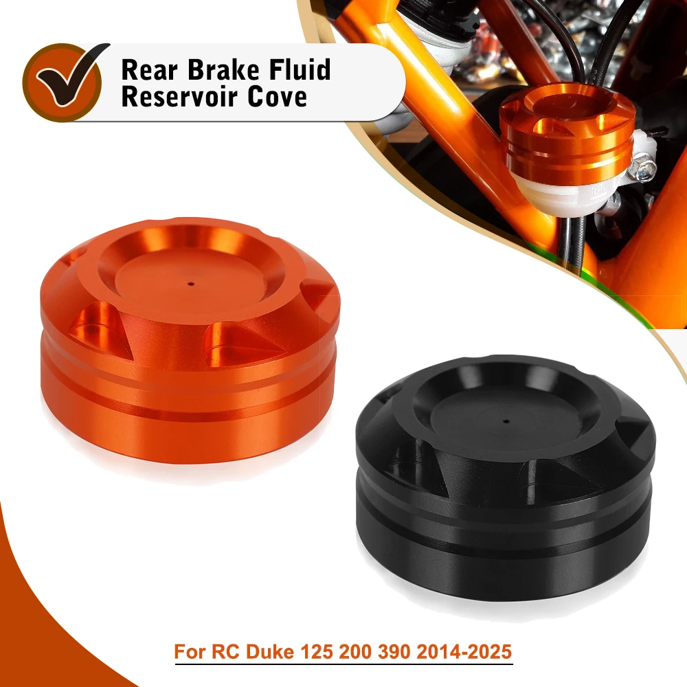 

For DUKE390 DUKE125 DUKE200 DUKE250 RC125 RC200 RC390 Motorcycle Rear Brake Oil Cap Fluid Engine Reservoir Cover Protector