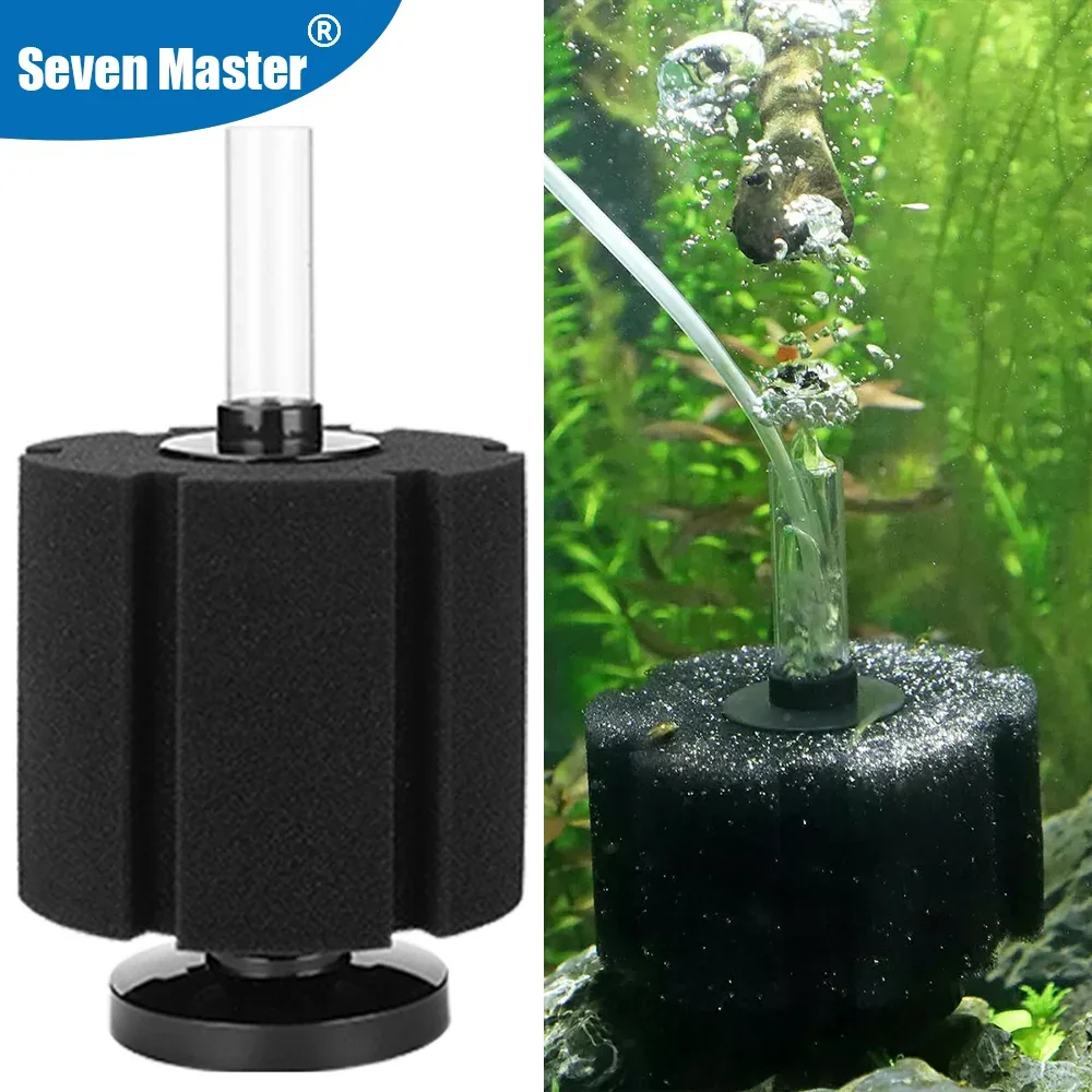 

3 Sizes Fish Tank Air Pump Skimmer Aquarium Fish Filter Accessories Practical Aquarium Biochemical Sponge Filter FA011