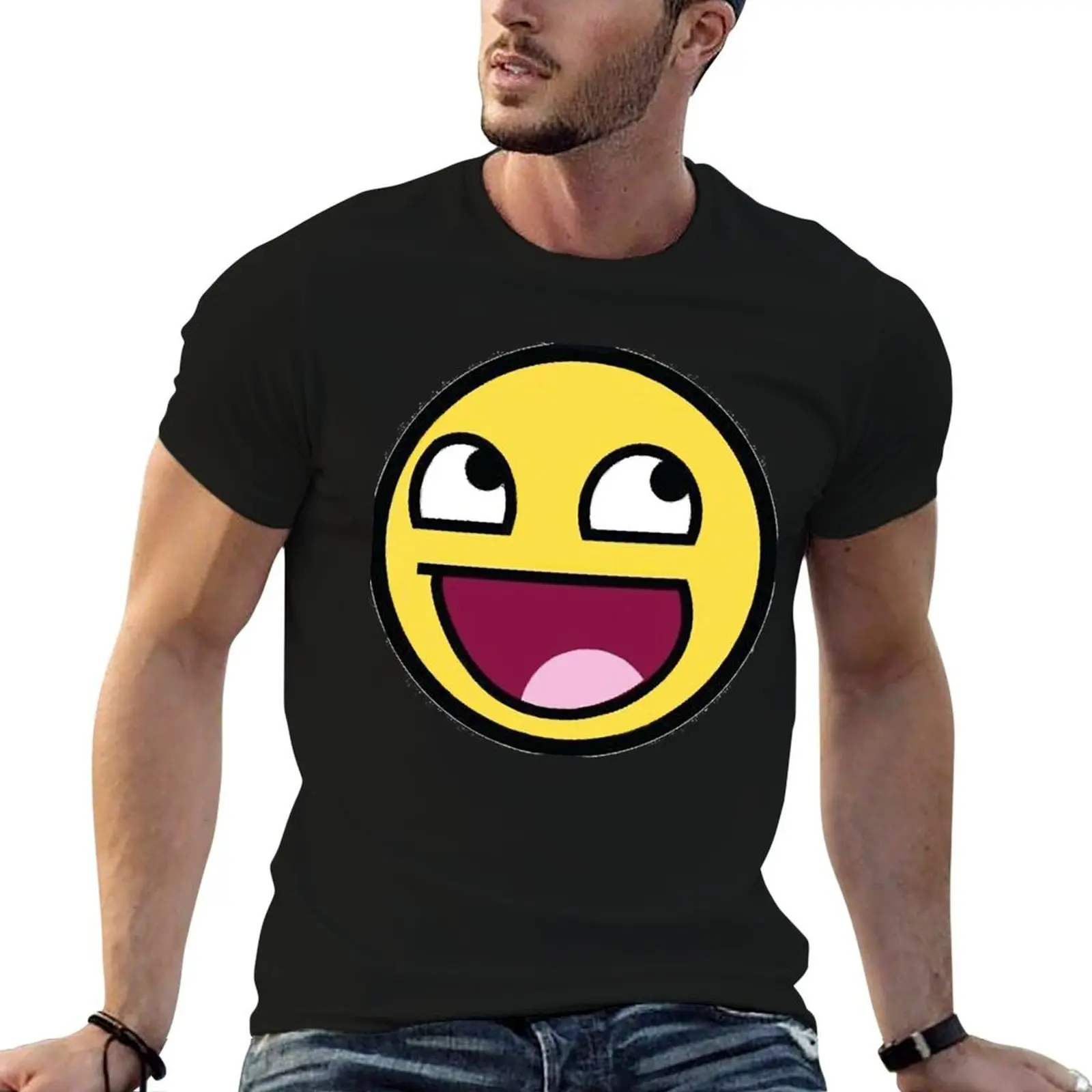

Awesome Face Epic Face Meme T-Shirt man t shirt heavy cotton t shirt custom print T-Shirt
