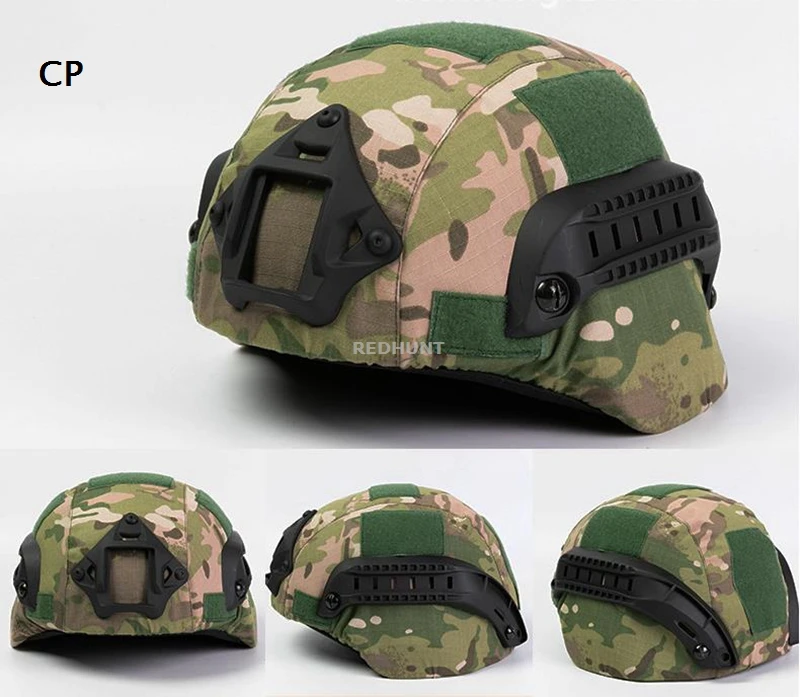 Outdoor Sports Airsoft Gear Helmet Accessory Tactical Camouflage Cloth Helmet Cover for MICH 2000 Helmet