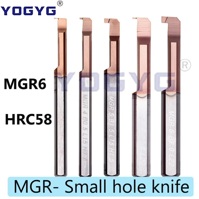 

MGR6B1.0L15small hole Grooving Knife Carbide Grooving Tool Boring Bar Tungsten Steel MGR Micro Boring Tool Grooving Arbor Cutter