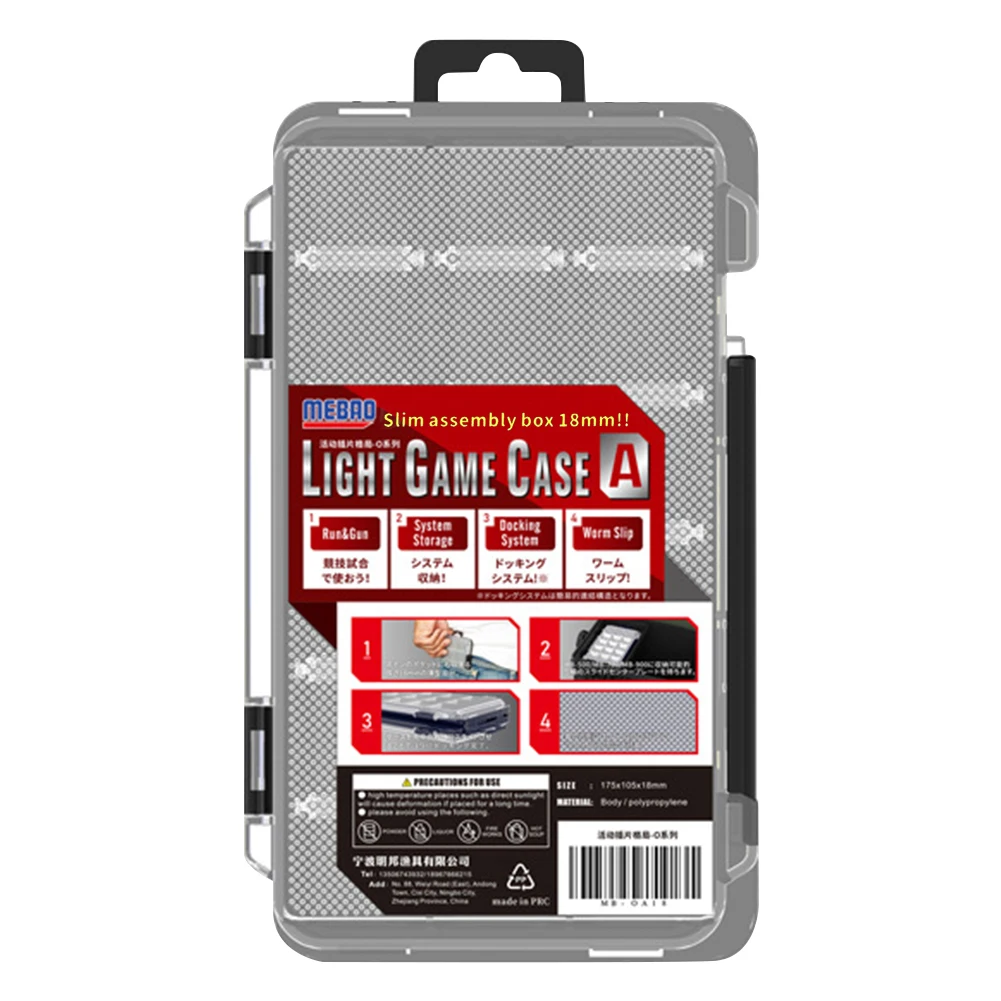 Tragbare Angelgerät Box Wasserdichte Doppelseitige Köder Haken Lagerung Fall Container Angeln Zubehör Organizer Boxen