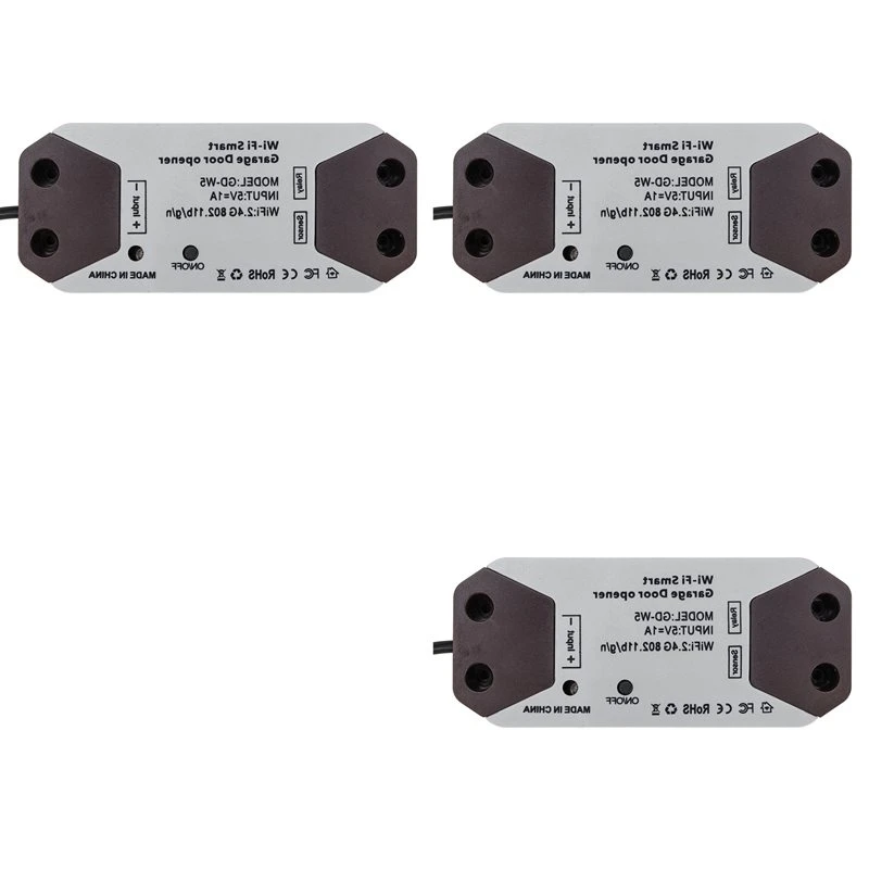 A98Z 3X Ewelink Wifi Smart Garage Door Opener Switch Garage Door Controller APP Remote Control No Hub Require