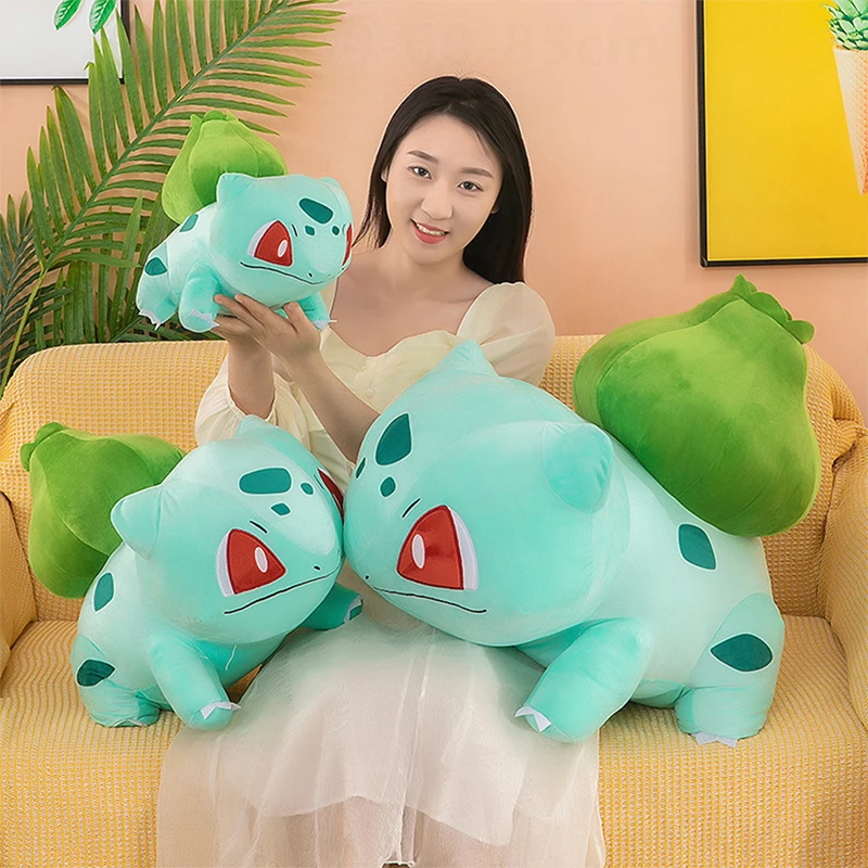 かわいいフシギダネぬいぐるみポケモンぬいぐるみかわいいフシギダネ漫画プリン子供のための誕生日クリスマスギフトソフトアニマルぬいぐるみ