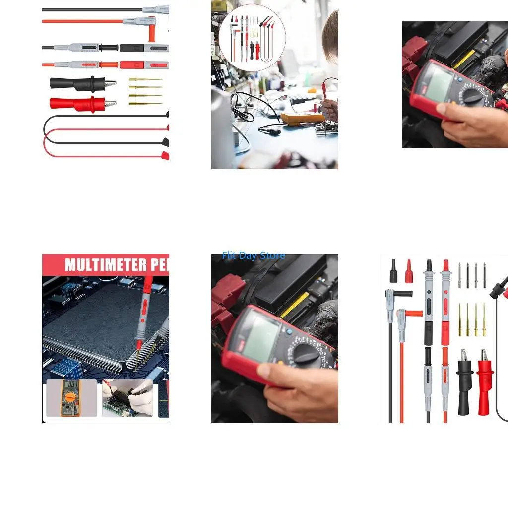 F92C Advanced Multimeter Test Pen  Reliable Electrical Testing Probes Upgrades for Electronic Engineers & Repair Technicians