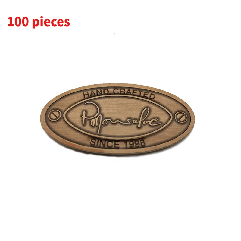 

10 0.Zhang.Custom.Custom Metal Logo Wine bottle Label Stickers Perfume Adhesive Makeup Box