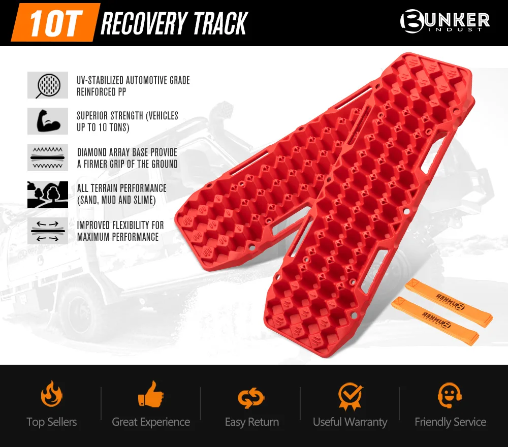 10T Light 4x4 Off Road Car Traction Recovery Tracks Traction Boards Recovery
