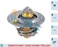 5323282 for thermostat (82 °) FOCUS 98 / FOCUS II/III//FIESTA 01/FUSION/1,6 16V MONDEO IV/16V MONDEO IV