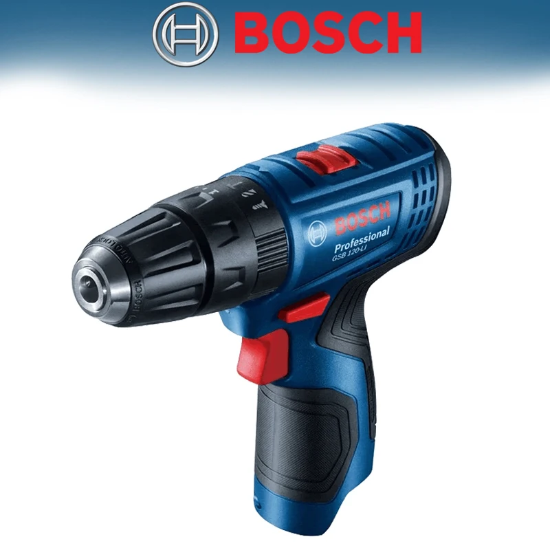 

BOSCH GSB 120-Li 12 В Беспроводная бесщеточная Ударная дрель, ручная дрель, перезаряжаемая легкая отвертка, электроинструмент