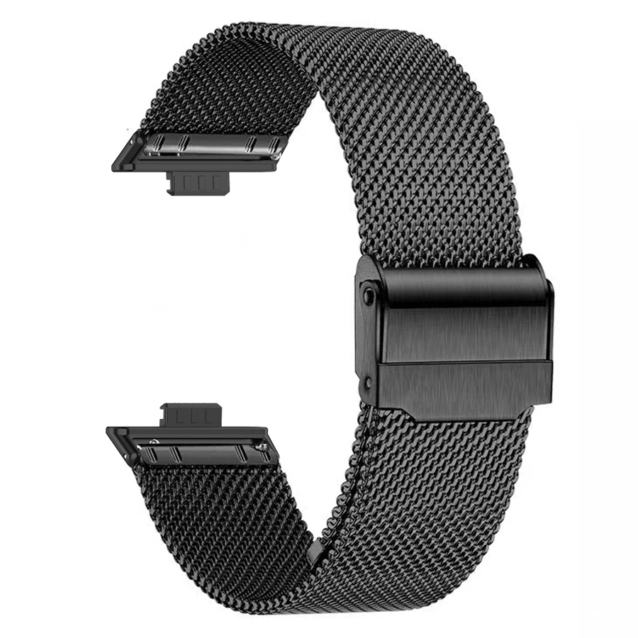 สายสแตนเลสโลหะสำหรับนาฬิกา Huawei ขนาดพอดีกับ3สายรัดข้อมือนาฬิกาอัจฉริยะสำหรับ Huawei Watch Fit 3สายรัดข้อมืออุปกรณ์เสริม Correa