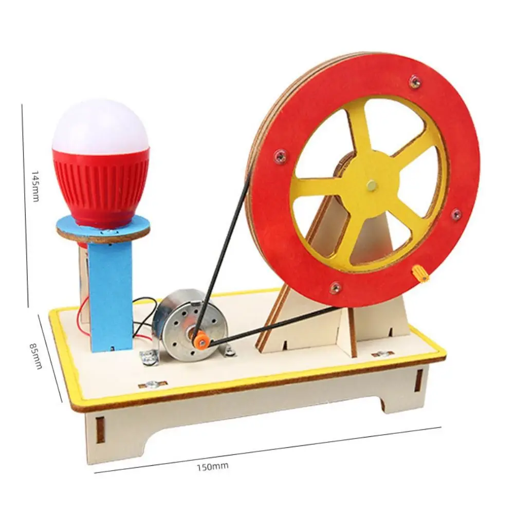 1 комплект, подарок, физика, научные игрушки, 3D DIY собранные головоломки, обучающий набор с ветровым приводом, мини-деревянная модель для детей