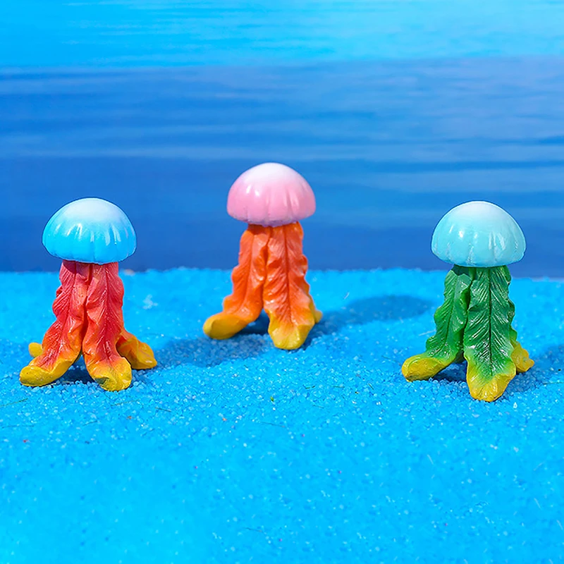 Mini Resin Simulated Coral Seaweed Aquarium Decoration Ornaments Micro Landscape