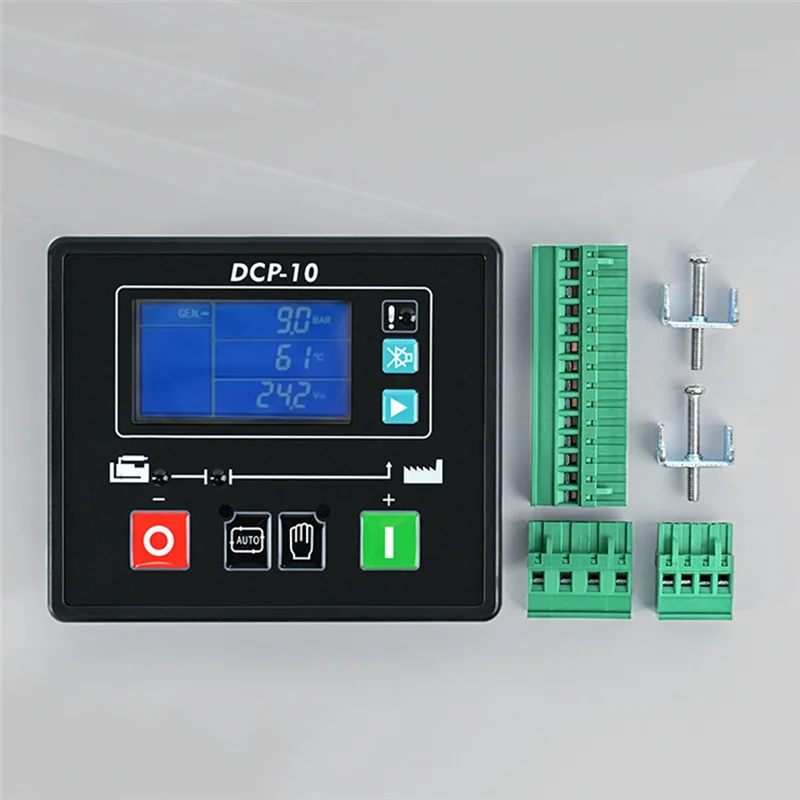 A14M DCP-10 Genset Controller เครื่องกําเนิดไฟฟ้าอัตโนมัติ Controller LCD แผงควบคุมดีเซล Genset อะไหล่ GU610A/W 8-35V