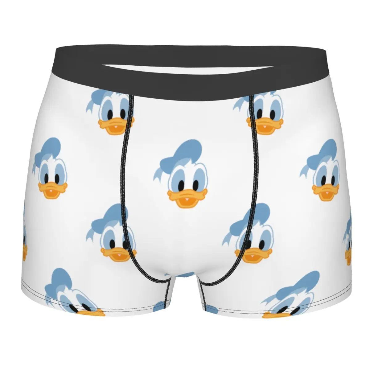 

Сексуальные шорты-боксеры с рисунком Микки Дональда Дака, мужские длинные трусы, дышащие трусы для мужчин, большие размеры