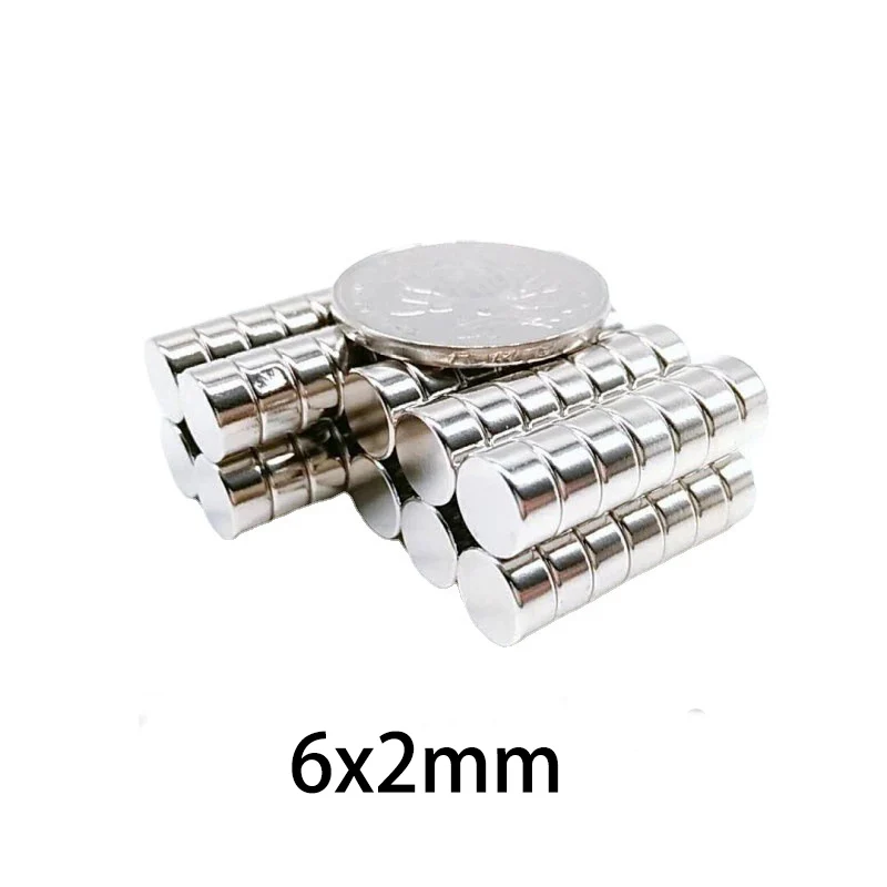 20/50 قطعة 6x2 مللي متر و 8x2 مللي متر مغناطيس دائري ، شراء بالجملة الاقتصادية للشركات اليدوية والأعمال اليدوية #2