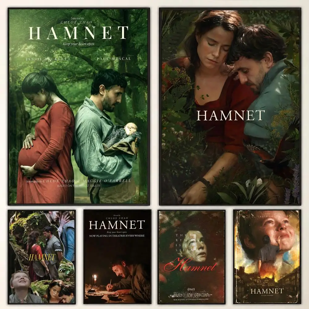 Hamnet Literary Period Drama Film Poetic Visuals Era Poster Aesthetic Art Print for Bedroom & Living Room Decor, Unframed