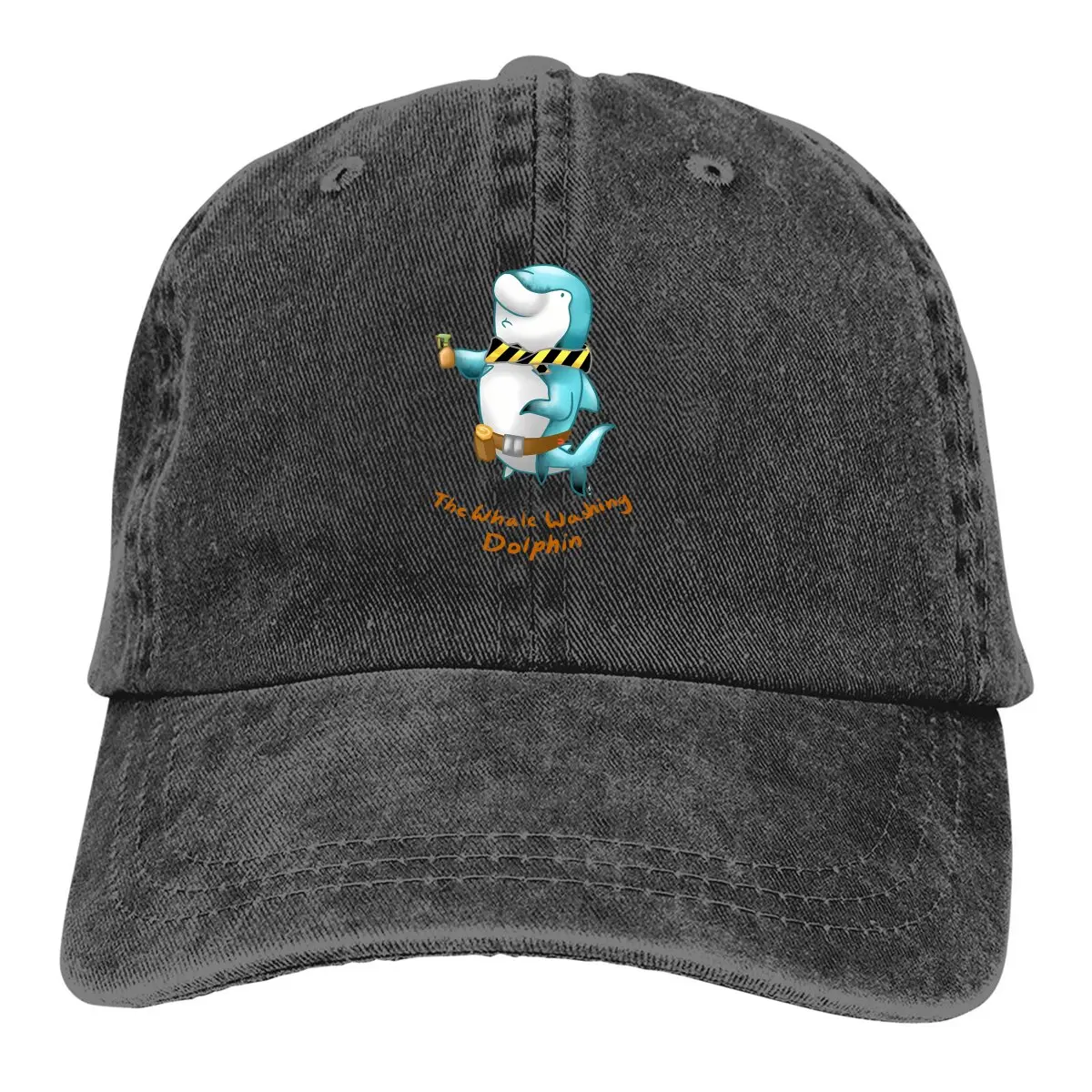 Summer Cap Sun Visor Sebastian The Whale Washing Hip Hop Caps Cute Dolphin Animal Cowboy Hat Peaked Hats