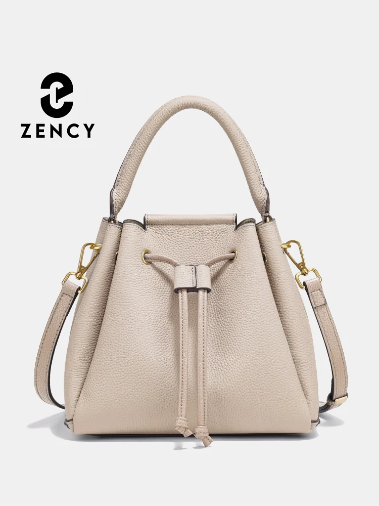 Zency Women's Genuine Leather Top-Handle Bag Fashion Handbag Shoulder Crossbody Bag
