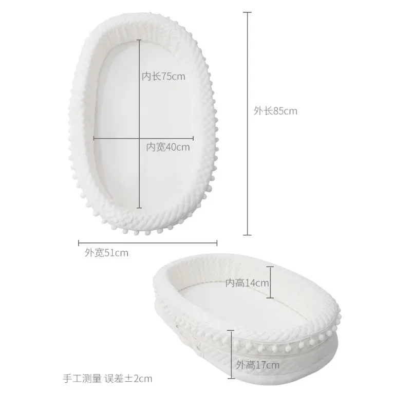 Newborn Portable Bed in Bed Baby Crib Bb Small Bed Biomimetic Bed Bed Anti Pressure Safety Device