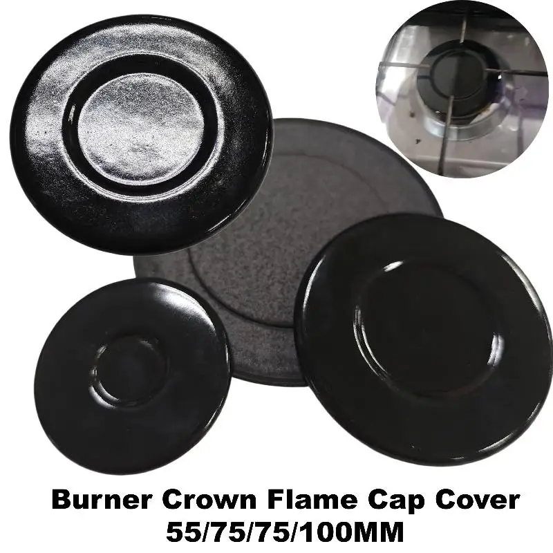 1/3PCS Universal Burner Hat Set Oven Hob Gas Burner Crown Flame Cap Cover Cookers Cast Iron Stove Head Concave Iron Cover