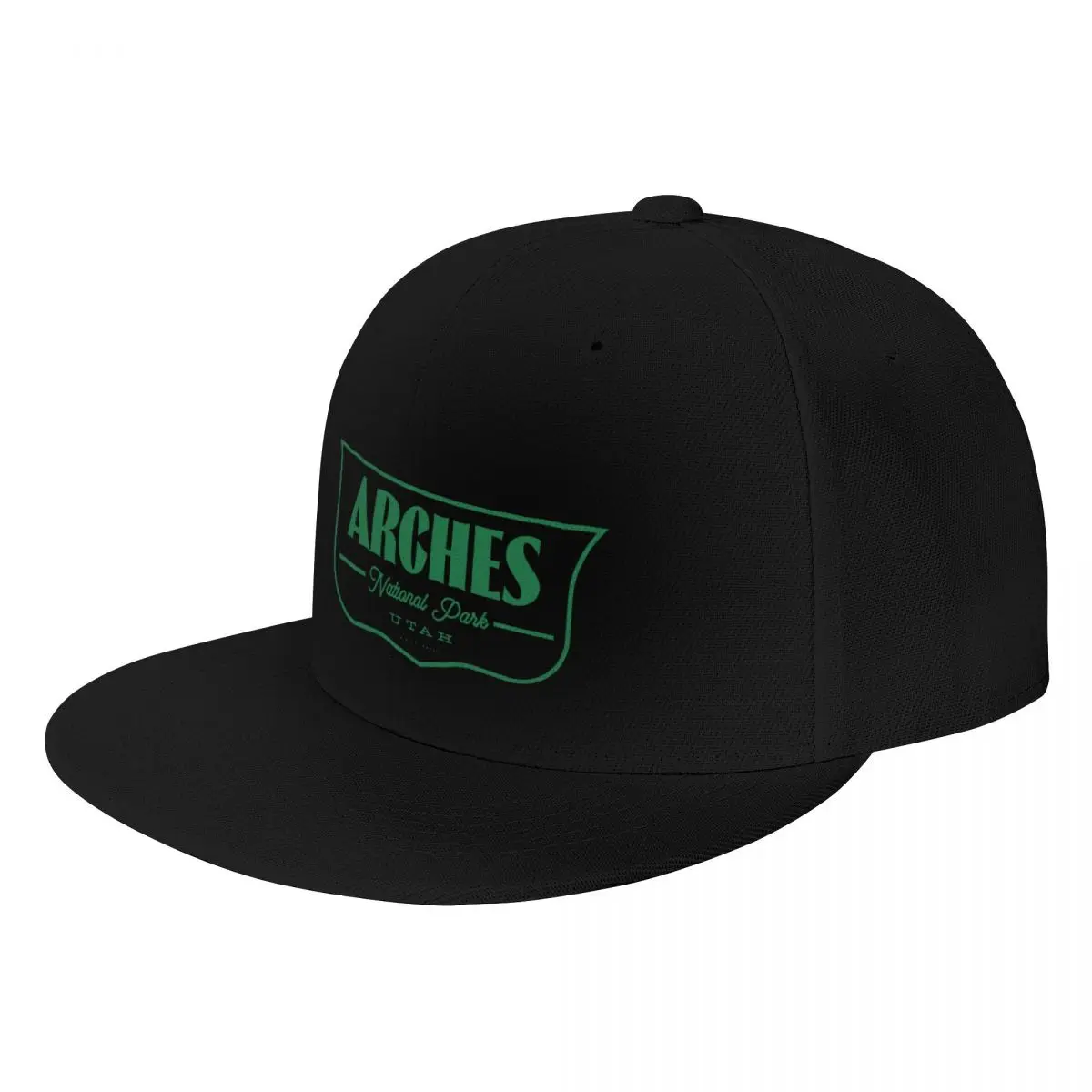 

Arches National Park Shield - Green Baseball Cap fashionable Sun Cap dad hat hiking hat Girl'S Hats Men's