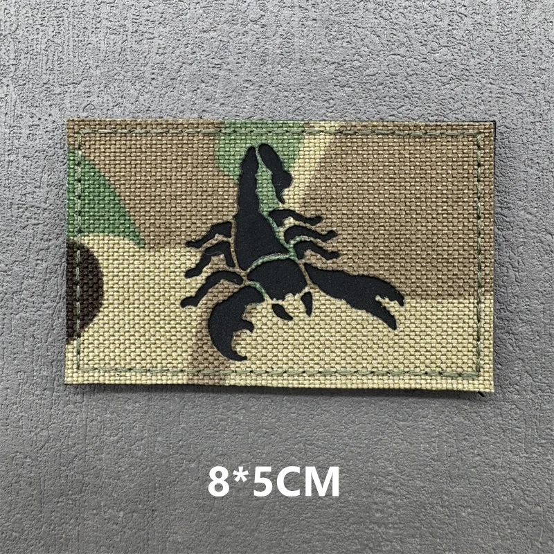 Multicam IR Patches Lasergeschnittene Morale-Taktische Patches für Rucksack, Weste, Kleidung, Outdoor-Abzeichen, Klett-Reflektierende Abzeichen – Detail 14