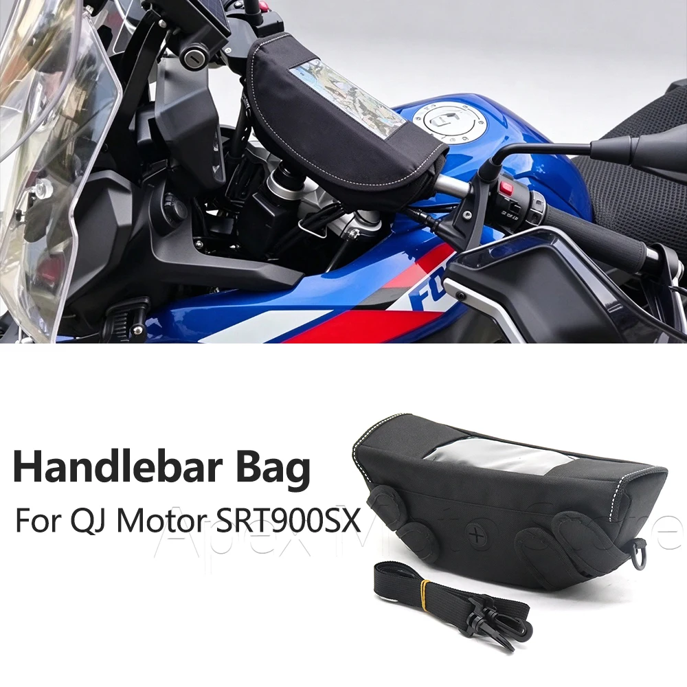 Motorcycle Storage Handlebar Bag Travel Tool Bag Waterproof Bag For QJ Motor SRT900SX SRT900 SX