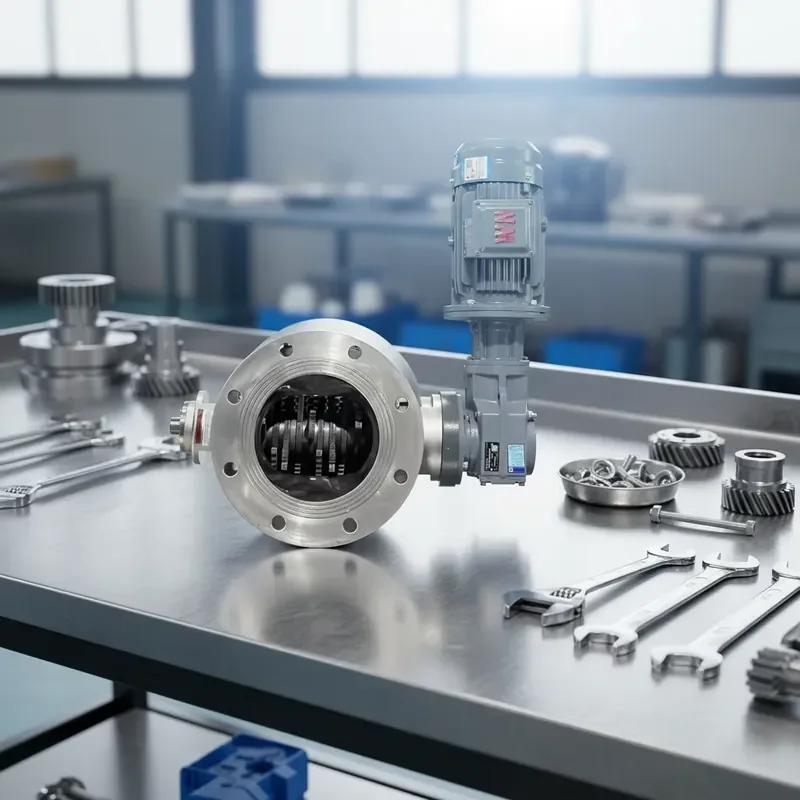 Premium Quality Electric Rotary Discharge Valve Loading/Unloading Device High Wear-Resistant General Application DN300 Port