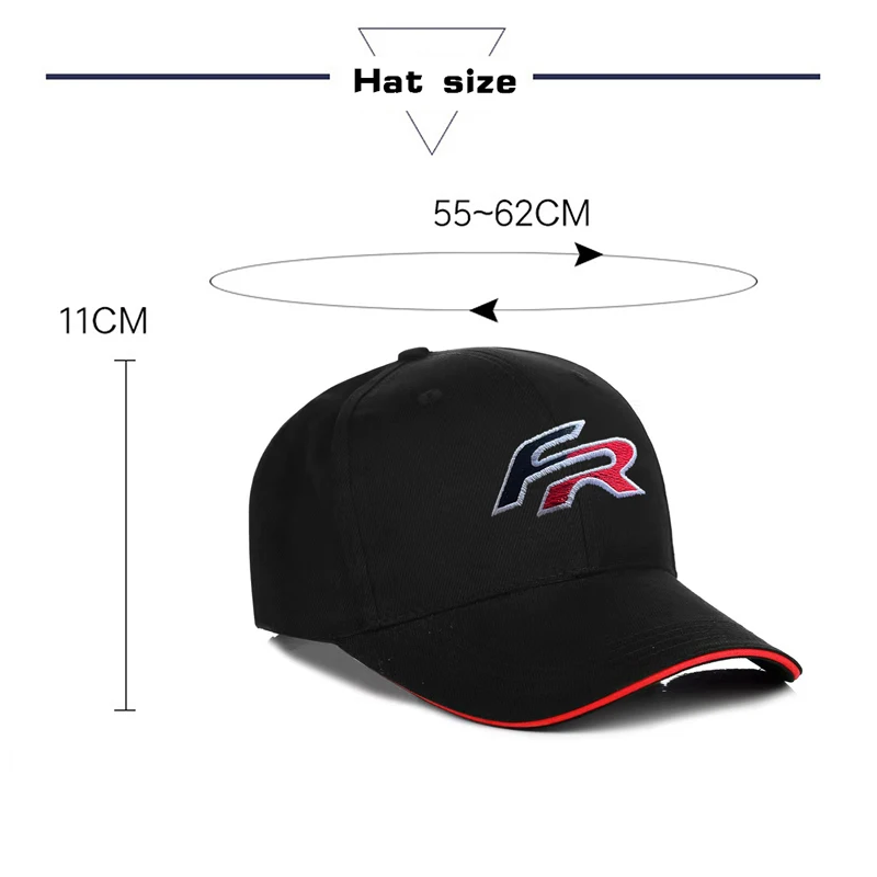 Motorcycle Embroidery Hats Casual Baseball Caps Sunscreen Hat for Seat FR Leon 5f Fr Mk2 Mk3 TARRACO