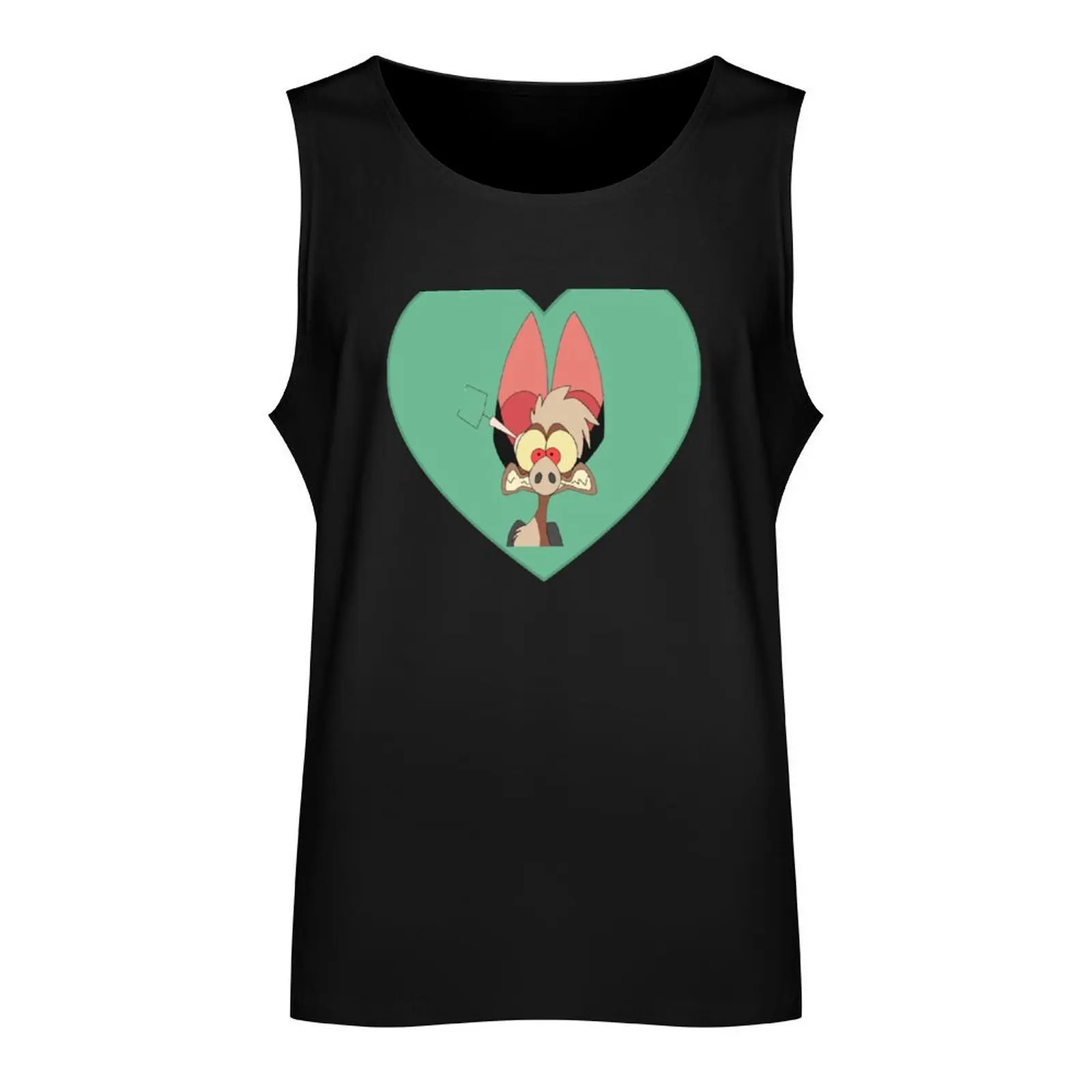 I Love Batty Heart Fern Gully Tank Top summer 2025 cute tops gym t-shirt for men