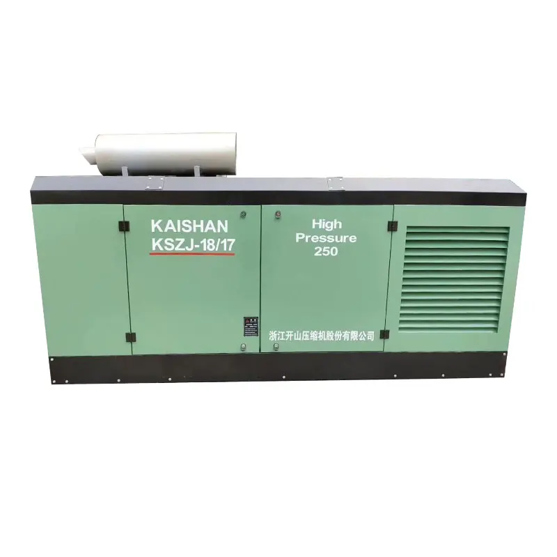 KSZJ-18/17 kaishan brand  portable screw air compressor for water well drilling machine