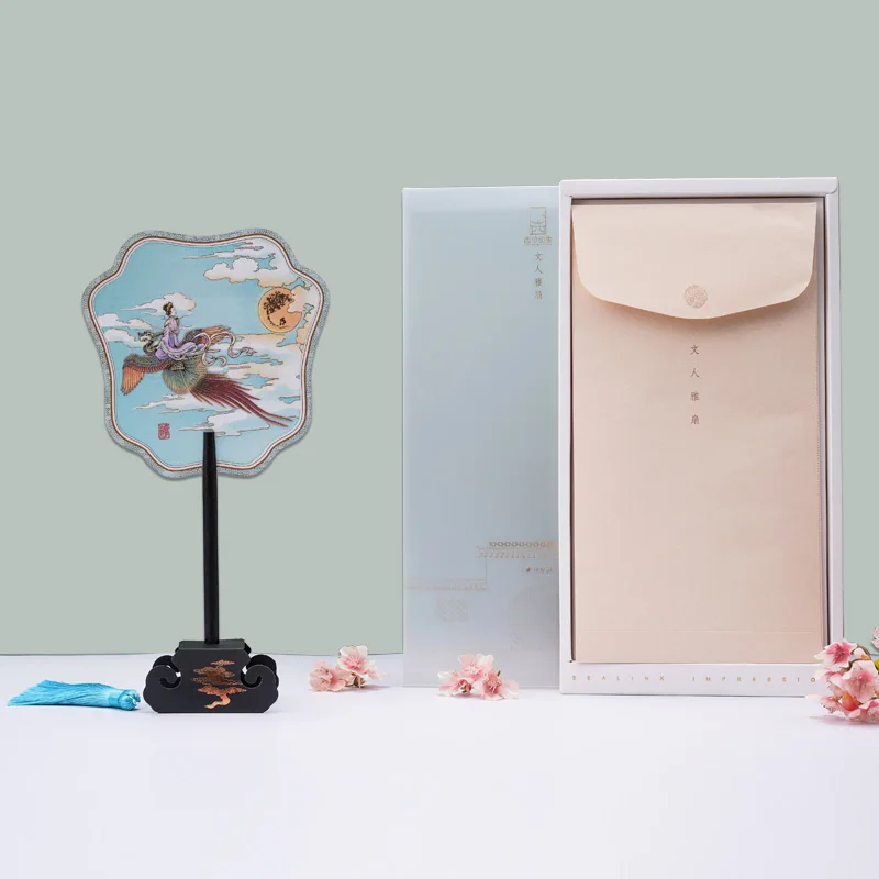 مجموعة مروحة الحرير الصينية - أنماط عتيقة، مثالية لديكور المنزل والهدايا #4