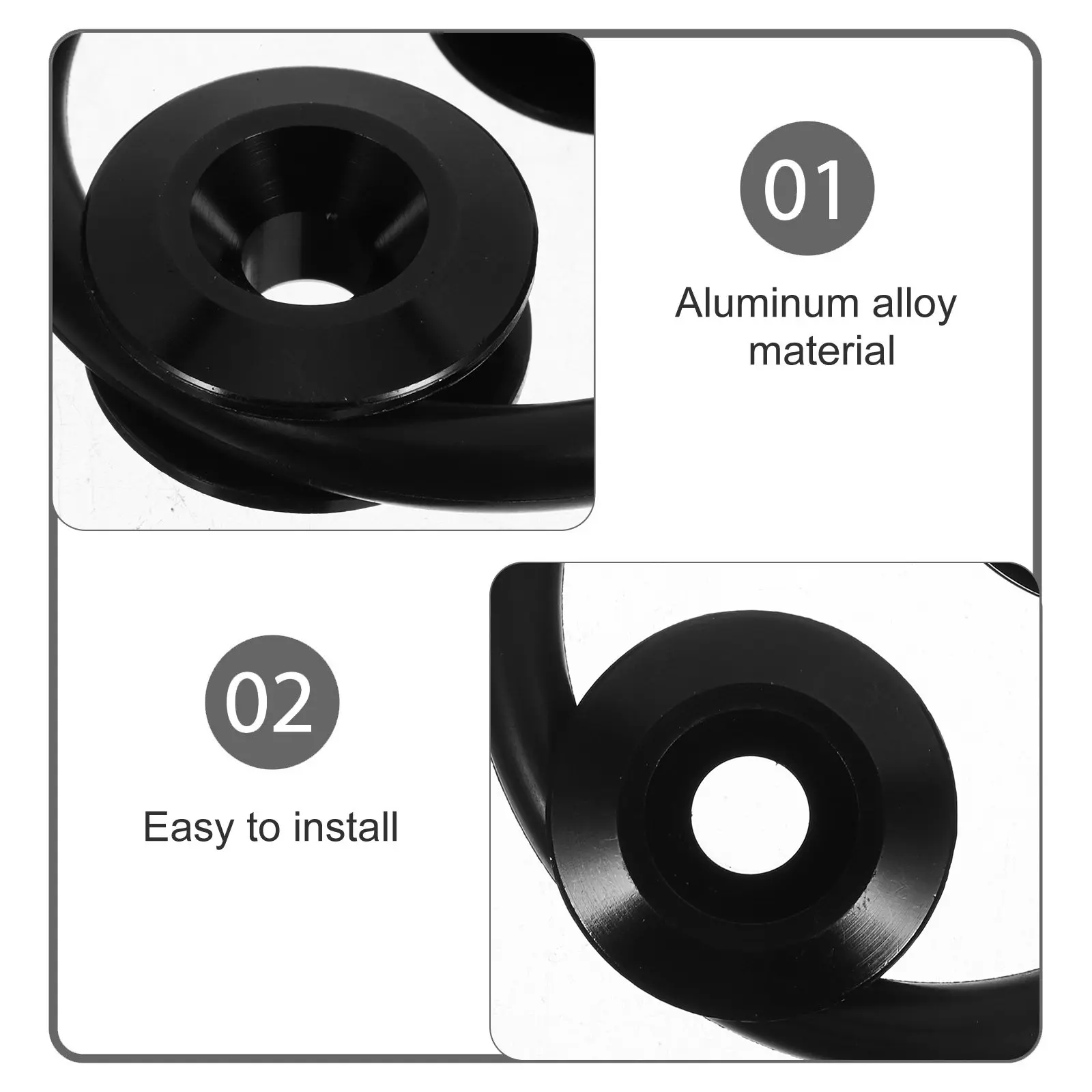 

Комплект крепежных элементов для бампера из алюминиевого сплава: быстросъемные болты и винты для надежной установки автомобильного бампера