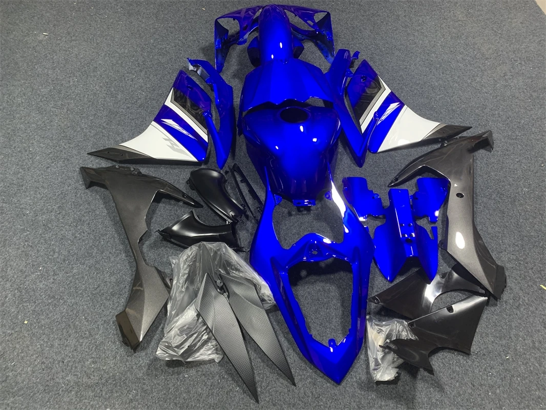 Full Body Kits YZF1000 R1 2007 - 2008 Blue White Abs Fairing YZF1000 R1 2008 Full Body Kits for + Fuel tank cover