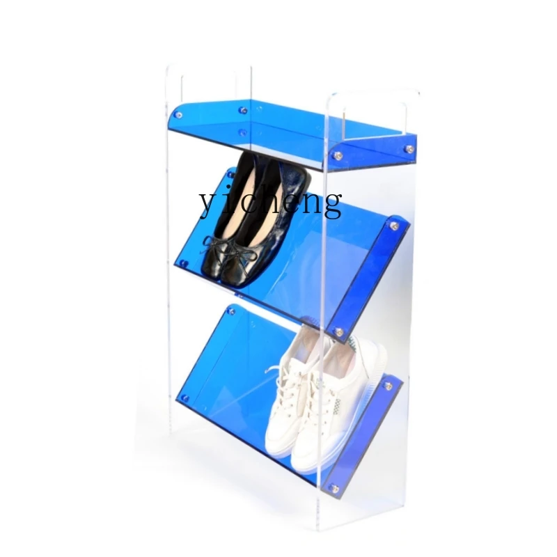 

ZK Home Living Room Shoe Cabinet Foldable Storage Shoes Organizing Box Modern Design Portable Multi-Color Shoe Cabinet