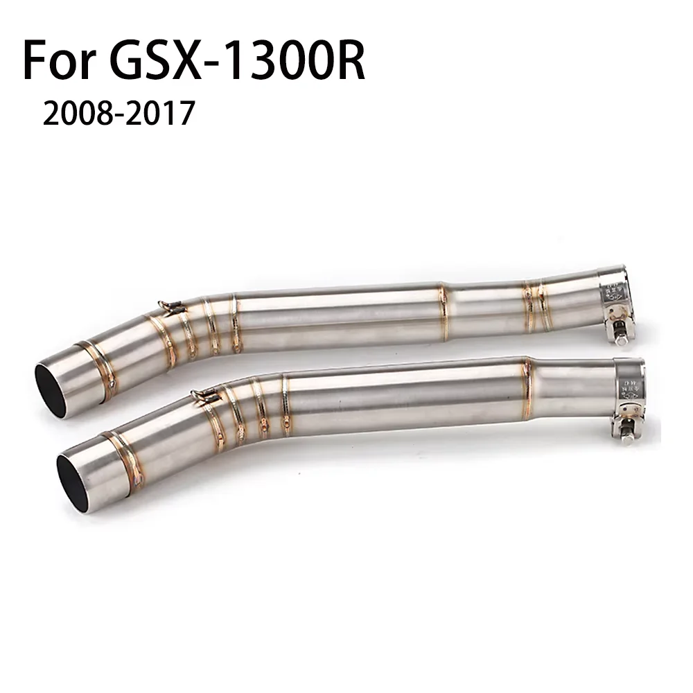

Motorcycle Exhaust Middle Link Pipe Escape mid Connect Pipe Exhaust System For Suzuki Hayabusa GSX1300R GSXR1300 2008-2017
