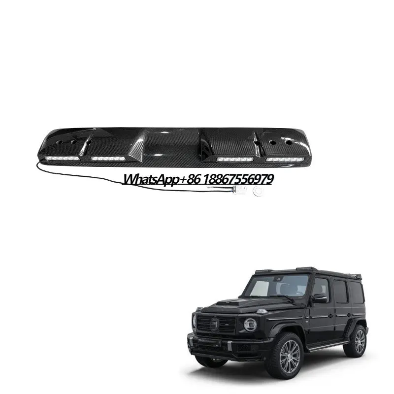 

Langyu Car Exterior Accessories Top Led Light Dry Carbon Fiber G Class W463 Roof Light for W464 Top Light