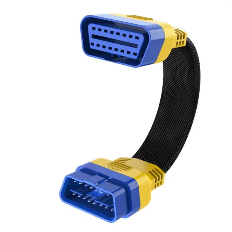 

Гибкий удлинительный кабель OBD II на гибкой стойке, 30 см, 40 см, 16-контактный автомобильный разъем OBD, адаптер-удлинитель Obd2