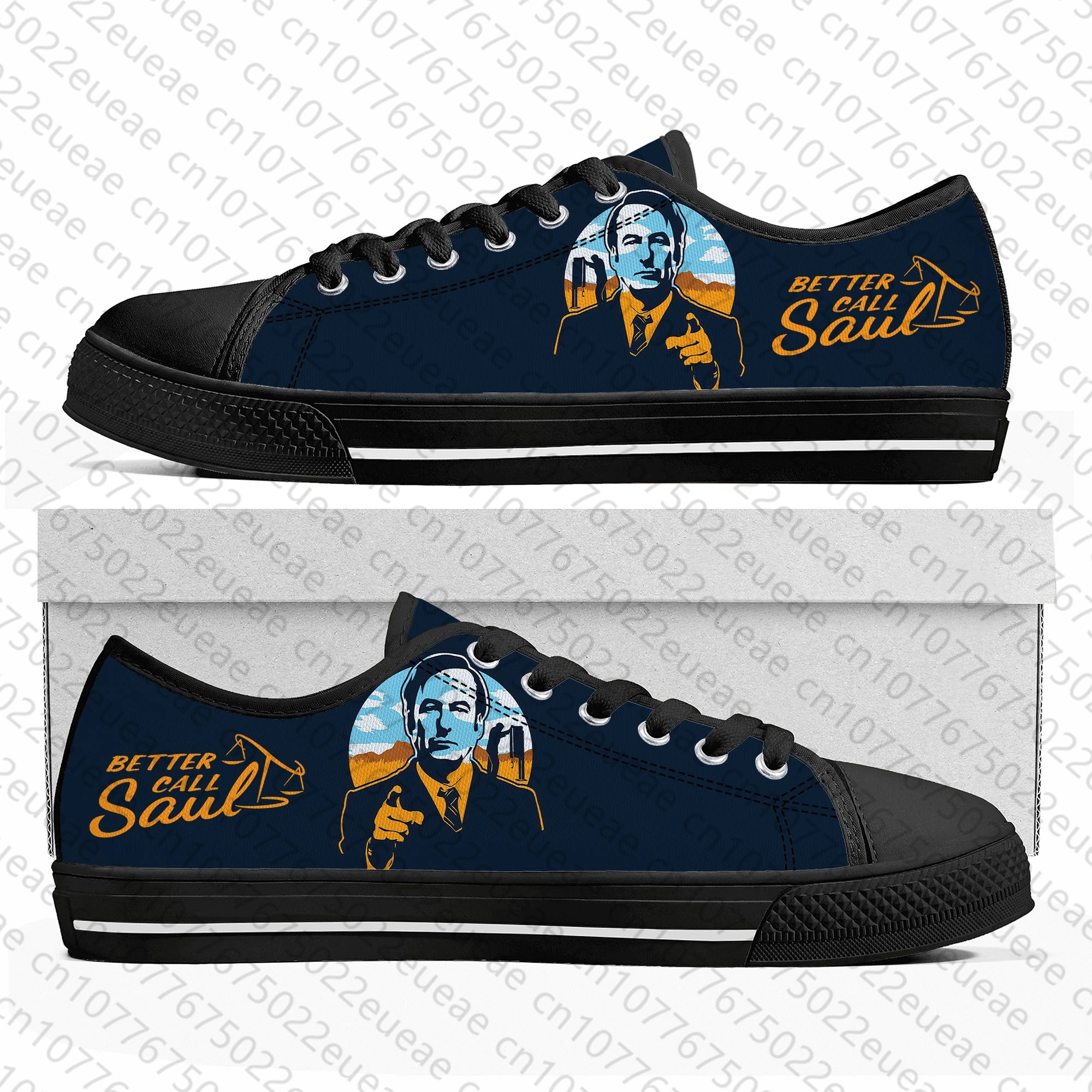 Better Call Saul Vintage Low Top Sneakers Mens Womens Teenager Canvas High Quality Sneaker Casual Custom Shoes Customize Shoe