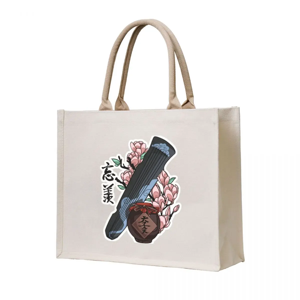 

wangxian Tote Bag shopper bags for women canvas tote Lady bag reusable shopping bags
