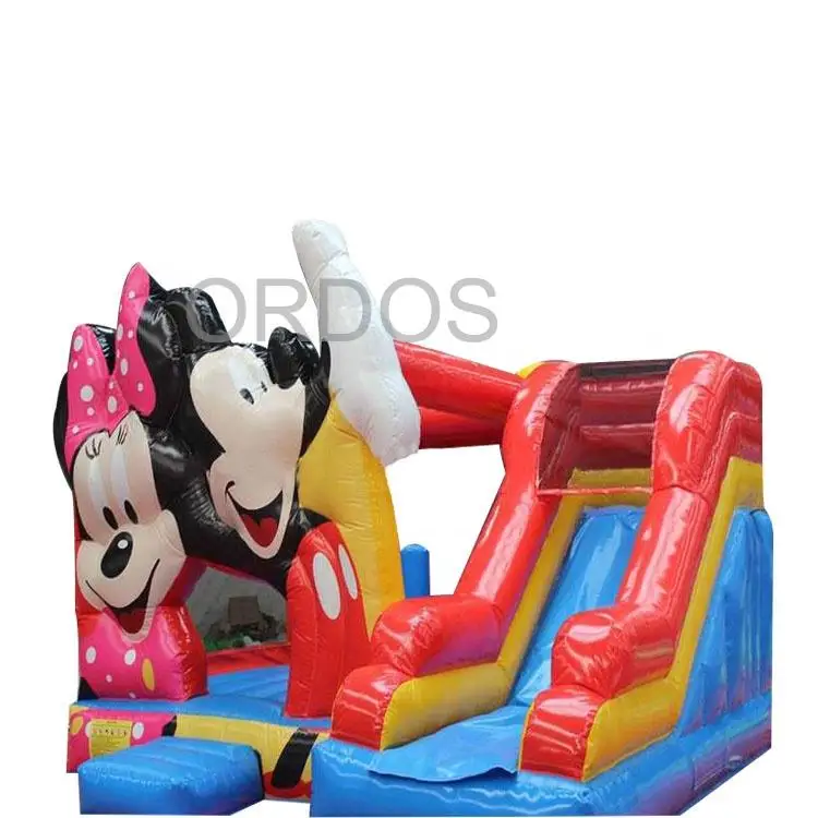 Commercial Inflatable Trampoline Outdoor Bouncing Game Jumpers Slide Party Rental Color Jumping Castle Children's Bouncing House