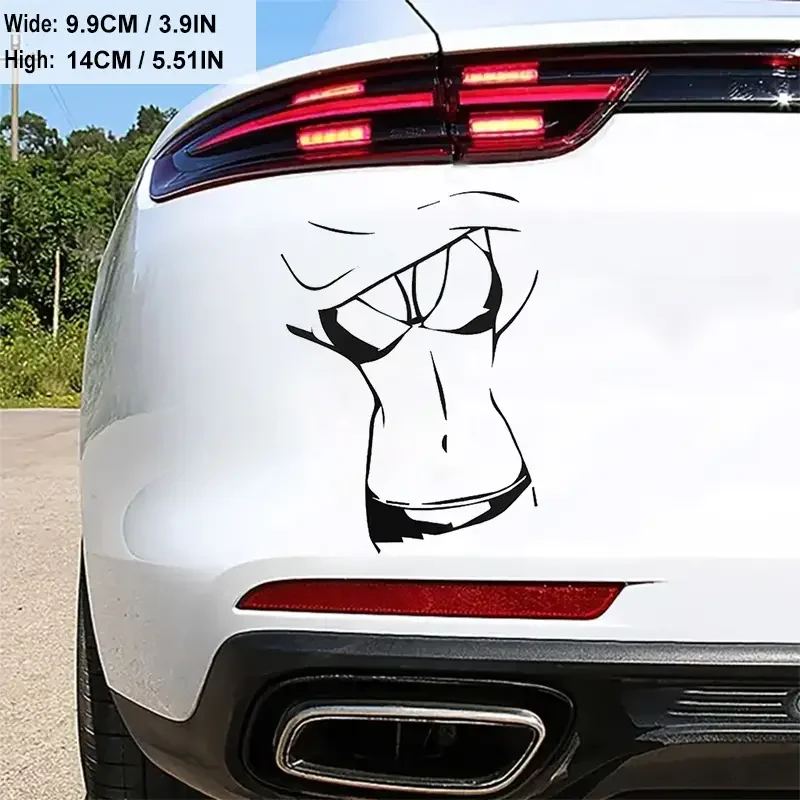 Hot Girl Beautiful Body Car Stickers For Laptop, Water Bottle, Car, Truck, Van, SUV, Wall, Cup Decals, Auto Accessories