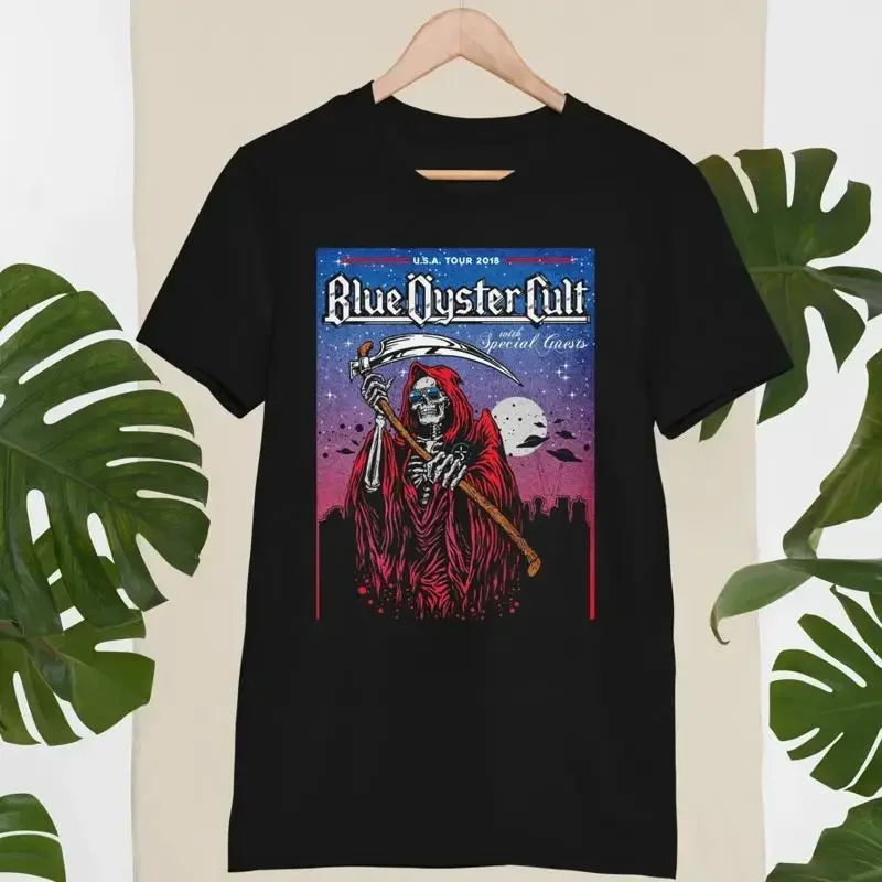 Blue Oyster Cult Concert USA tour T shirt Black Cotton All Sizes S 5Xl