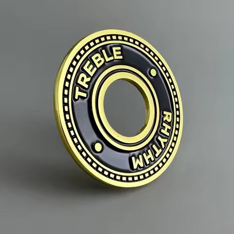 Electric Guitar Toggle Switch Metal Ring Washer Cover - Silver And Gold