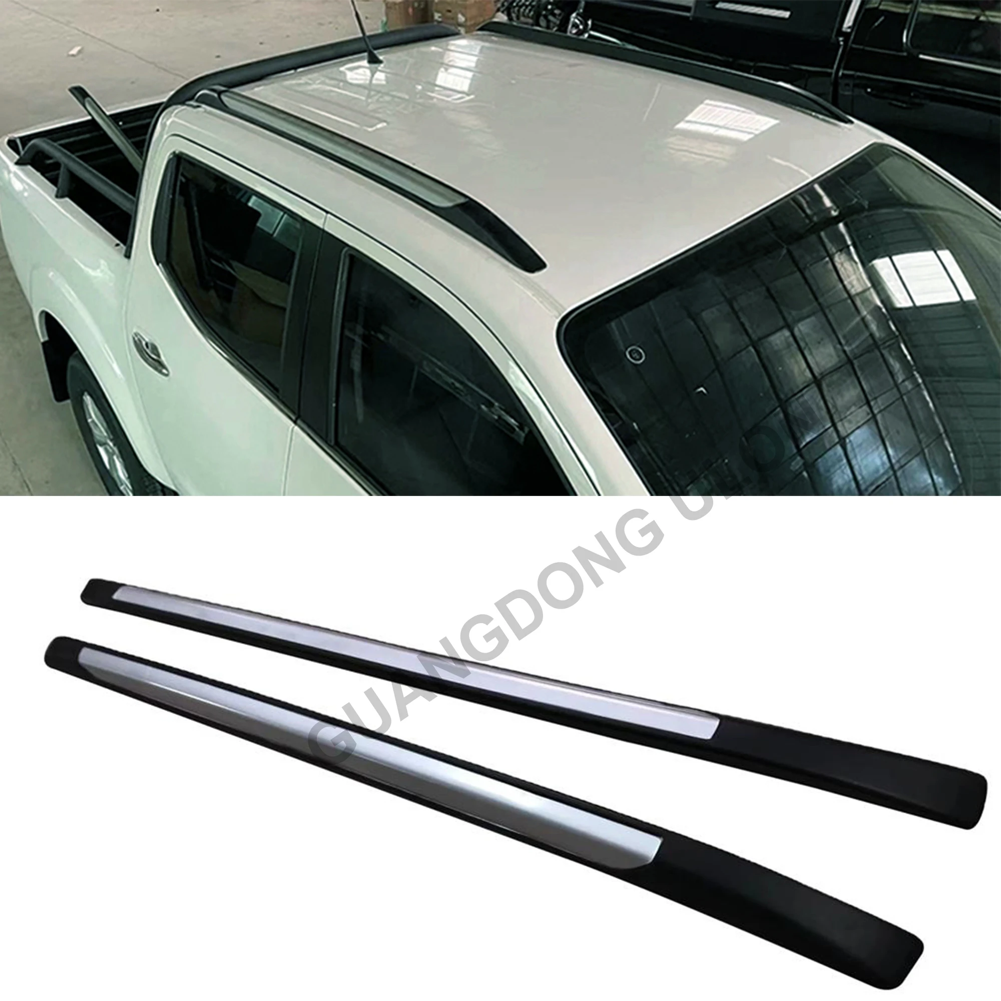 

High Quality Hilux Top Roof Rail Accessories For Toyota Hilux Revo 2015-2021 Aluminum Pickup Roof Rack