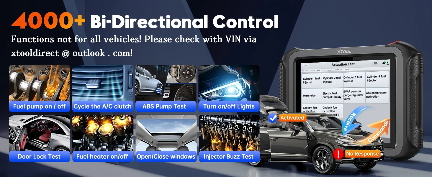 XTOOL D9S Intelligentes Auto-Diagnosegerät ECU-Codierung 45 Reset-Funktionen Schlüsselprogrammierung FCA AutoAuth DOIP CANFD Topologie Automobil-Scanner – Detail 6
